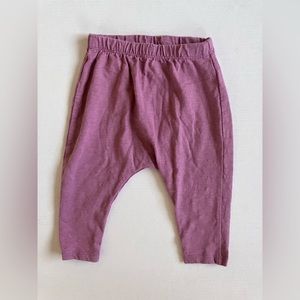 Old Navy mauve joggers, 12-18 months